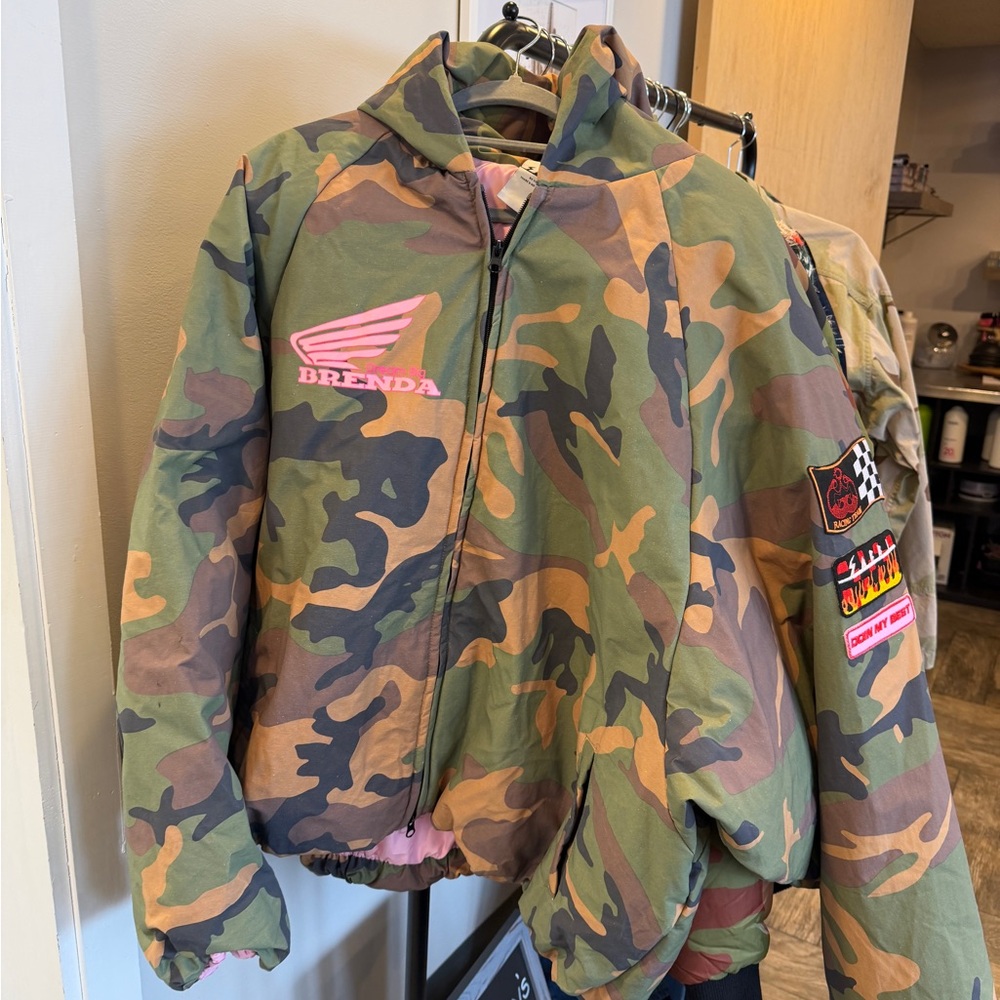 Brenda Women's Camouflage Puffer Jacket